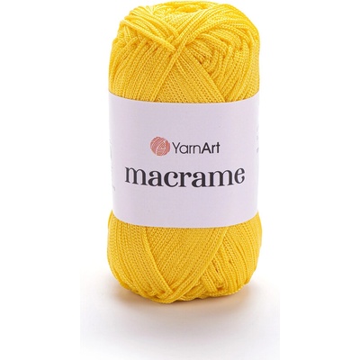 Yarn Art příze Macrame_M142 sytá žlutá