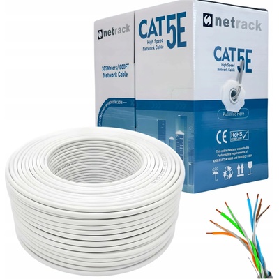 Netrack LAN-GY5U-305 Cat 5e UTP CCA 305m šedý