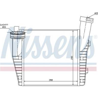 Chladič turba NISSENS 96687