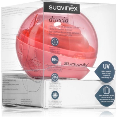 Suavinex Portable Soother Steriliser UV стерилизатор Pink