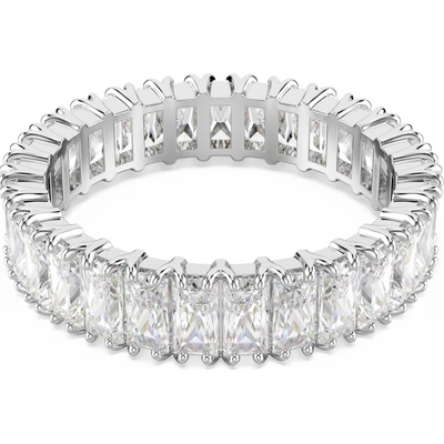 Swarovski Luxusný prsteň s čírymi zirkónmi Matrix 5714333