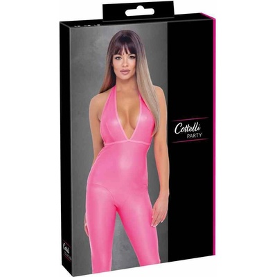 Cottelli Jumpsuit Hot Pink