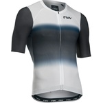 Northwave Мъжка фланелка с къс ръкав за колоездене Northwave Blade Air Jersey Short Sleeve Cycling jersey - White / Black - размер 3XL (056-3720-0317)