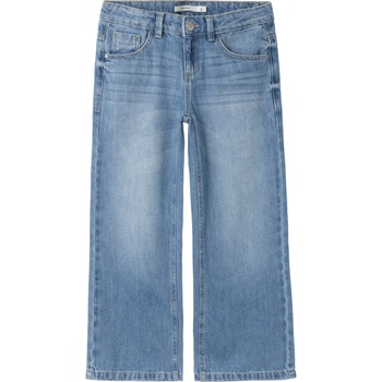 Name it Детски дънки Name it Kid's Rose Wide Jeans - Medium Blue Denim - размер 104 (EU) (701-4705-0111)
