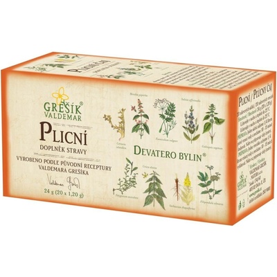 Grešík Plicní čaj Devatero bylin 20 x 1,2 g