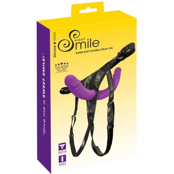 Sweet Smile Super Soft Double Strap-On Purple