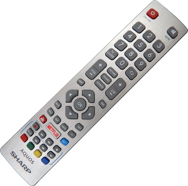 Telecomando di ricambio Sharp Aquos SHW/RMC/0115 per Sharp Aquos 3D HD Smart TV con Netflix Youtube NET Telecomando di ricambio Sharp Aquos SHW/RMC/0115 per Sharp Aquos 3D HD Smart TV con Netflix Youtube NET