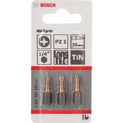 Bosch PZ1 x 25mm 3 ks 2607001591
