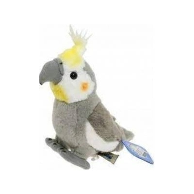 BEPPE Mascot Parrot grey nymph 20cm 13857
