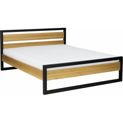 Nábytek z lesa Loft 02 dubový masiv černý kov