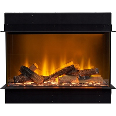 Acantha Aspire Nástěnný krb s funkcí vytápění elektrický 50 2000 W 55,5 x49x23,5 cm černý