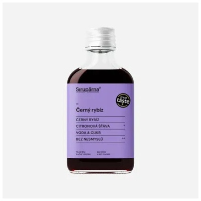 Sirupárna Domácí Černý Rybíz Sirup 100 ml