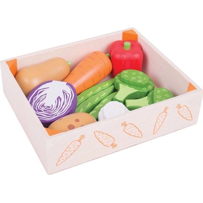 Bigjigs Toys krabička se zeleninou