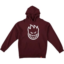 Spitfire BIGHEAD MAROON w/ WHITE Print mikiny přes hlavu červená