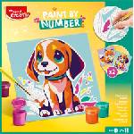 Maped Комплект за рисуване с числа, куче и лисица, MAPED CREATIV "Paint by number" 907084 (907084)