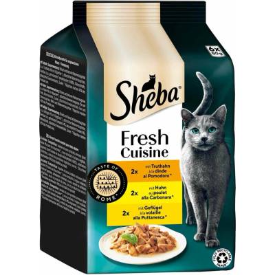 Sheba fresh cuisine taste of rome krůta, kuře und drůbež 36 x 50 g