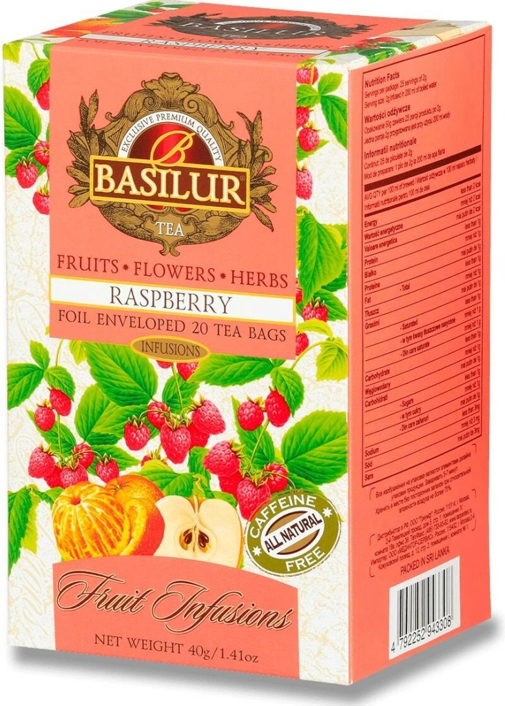 Basilur Fruit Raspberry 25 x 2 g
