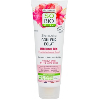 So´Bio étic Shampoo pro barvené a melírované vlasy s ibiškem 250 ml