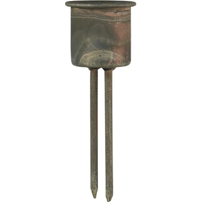 Zápich na svíčku Ib Laursen Spear 2 hroty na svíčku P.2,2 cm cínový