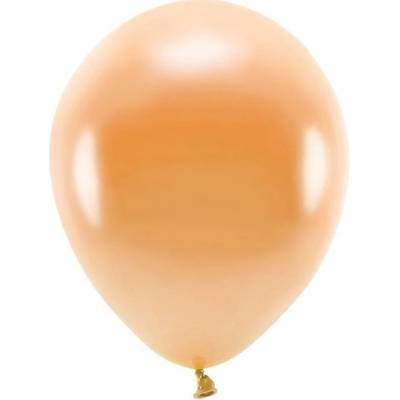 Party Deco ECO30M 005 10 Eko metalizované balóny 30cm Oranžová