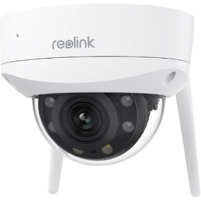 Reolink W437 - 4K Wi-Fi 6 камера за видеонаблюдение, IK10 Vandal-Proof, 5X Optical Zoom, 2.4/5 GHz, Wi-Fi, Color Night Vision, бял (WC843WAD4K01)