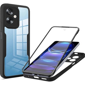 Techsuit Калъф за Oppo A79 5G / OnePlus Nord N30 SE + Протектор - ColorVerse 360 Series - черен