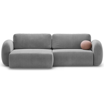 Cosmopolitan Design Тъмносив кадифен сгъваем/с място за съхранение ъглов диван Tonale - Cosmopolitan Design (COS_CORF_121_F1_TONALE6)