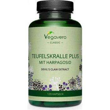 Vegavero Teufelskralle Plus Mit Harpagosid, 120 капсули, Vegavero