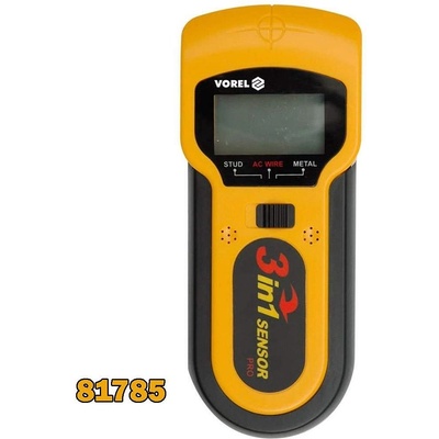 VOREL Детектор за метал, дърво, кабел, 9v, vorel 81785 (uni-09795)