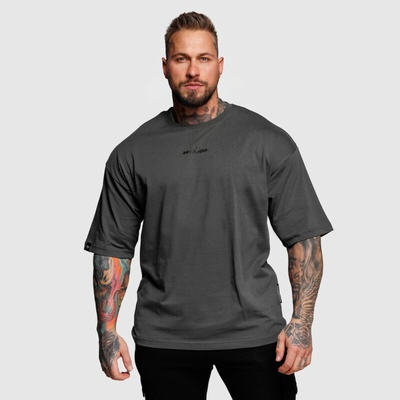 Iron Aesthetics Oversize tričko Major šedé