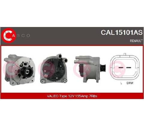 Alternátor CASCO CAL15101AS