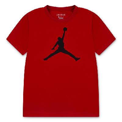Детска тениска Air Jordan Dri-FIT T Shirt Junior Boys - Gym Red