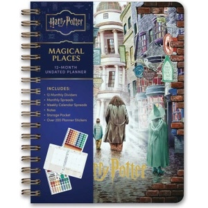 Insight Editions Harry Potter: Magical Places 12-Month Undated Planner | Insight Editions