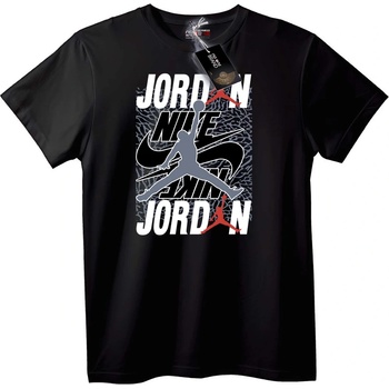 NOONEBRAND Тениска Jordan Nike Спорт - L, Black