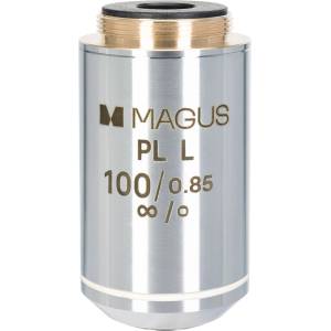 MAGUS Обектив MAGUS 100PLL 100х/0, 85 Plan L WD 0, 40 mm (83466)