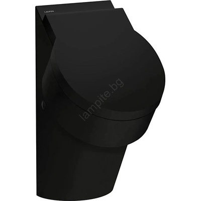 Laufen h8402810200001 - Писоар val, задно водоподаване, заден отвод, керамика/лъскаво черно (lf0194)