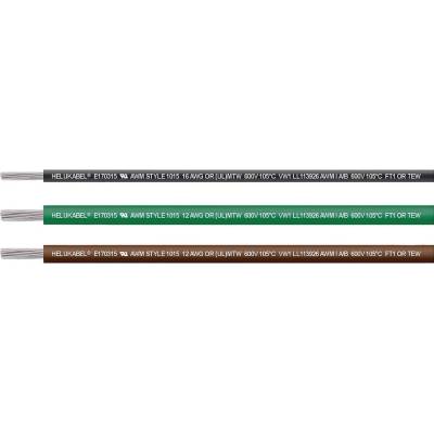 Helu 60603-305 Jednotlivá žíla UL-CSa 1 x 2.08 mm² hnědá 305 m