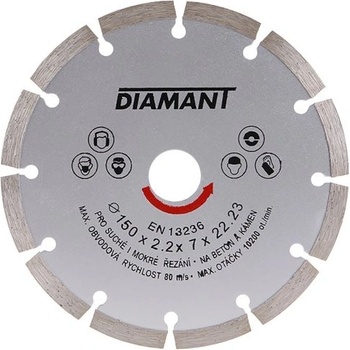 Diamant Levior Kotouč diamantový 150 x 2.2 x 22. 2 mm 21115
