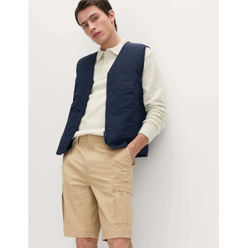 Marks & Spencer Шортки с джобове прав крой Marks & Spencer бежова Marks & Spencer | Bezhov | МЪЖЕ | 32 LNG