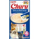 Ostatné krmivo pre mačky Churu Cat Tuna & Beef 4 x 14 g