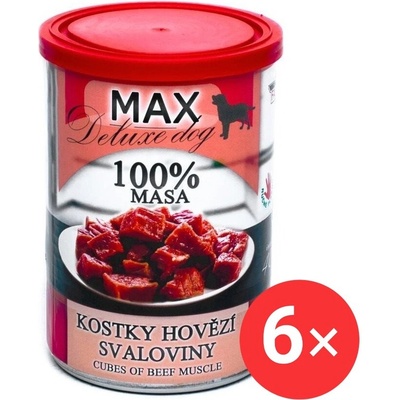 Sokol Falco Max Deluxe Dog Adult kocky hovädzej svaloviny 6 x 400 g
