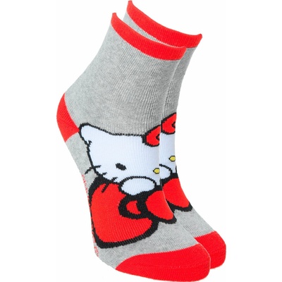 Hello Kitty dívčí termo ponožky šedé