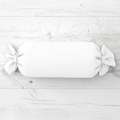 Biante Polštář válec bonbon Rongo RG-031 Studený bílý 15x60 – Hledejceny.cz