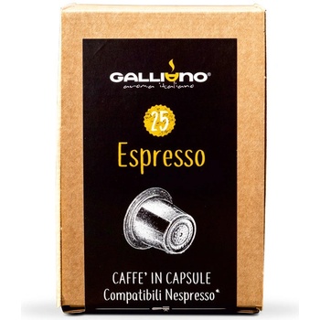 Nespresso kapsule Caffé Galliano Espresso 25 ks