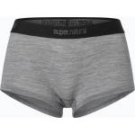 super. natural Дамски термоактивни боксерки super. natural Tundra 175 Boyfriend Hipster cashmere grey melange