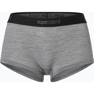 super. natural Дамски термоактивни боксерки super. natural Tundra 175 Boyfriend Hipster cashmere grey melange