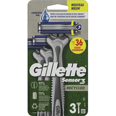Gillette Sensor3 Recycled 3 ks