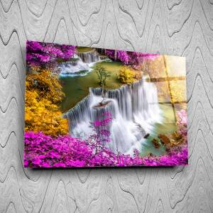 Art gift Стъклено АРТ пано - Нежен водопад