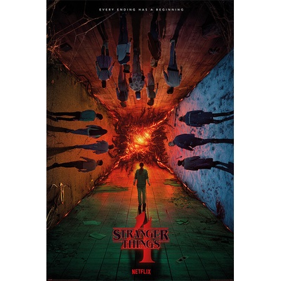 Plagát, Obraz - Stranger Things: Season 4 - Every Ending Has A Beginning, 61 × 91.5 cm
