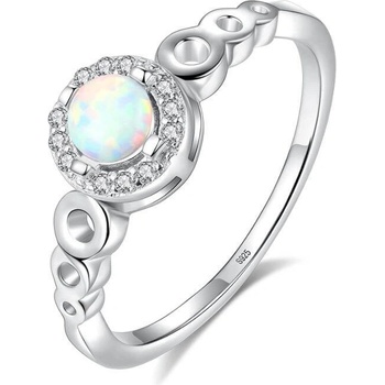 Silenti Jewelry Сребърен пръстен "Тръпка" - Светъл , 10 - 62 мм (19.7мм диам. )